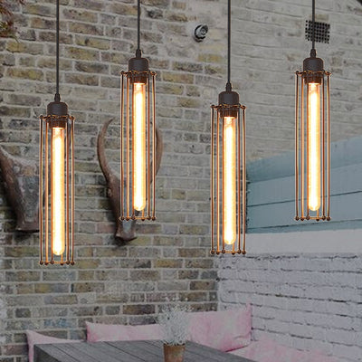 Lámpara de Techo Industrial Retro de Tres Brazos - Decoración Personalizada para Comercios