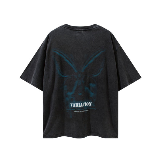 Camiseta Pareja Manga Corta Lavada Tide - Diseño Relajado - Image 10