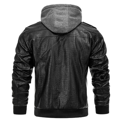 Abrigo de Cuero PU con Estilo Personalizado para Hombre - Image 5
