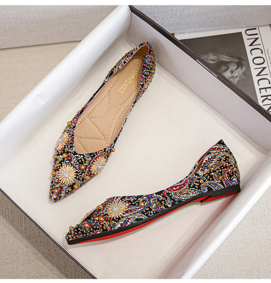 Zapatos Planos Mujer con Pedrería y Remaches - Nuevo Estilo Elegante - Image 16