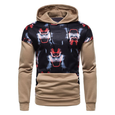 Sudadera Hoodie Casual para Hombre con Estampado Ouma - Image 4