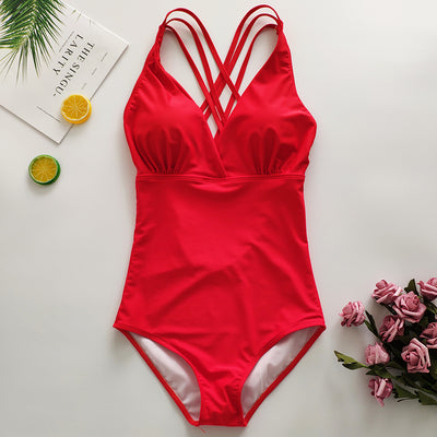 Bikini Triangular Ajustado de Una Pieza - Image 11
