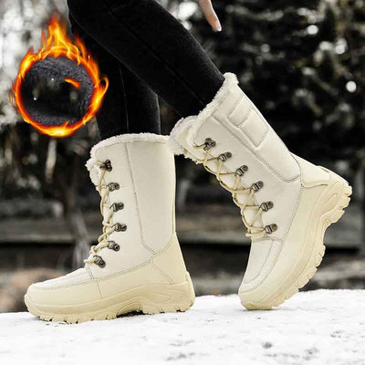 Botas Altas de Terciopelo para Mujer Talla Grande - Image 9