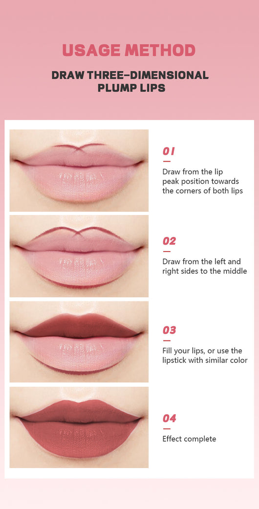 Delineador Labial Líquido Mate Impermeable Sin Mancha - Image 34