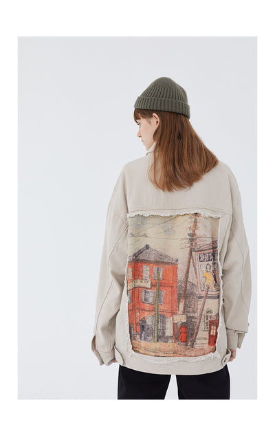 Chaqueta Suelta con Parches Retro - Image 18