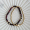 Conjunto de 2 Pulseiras Douradas de Contas e Cristais - Não Oxidável e Impermeável