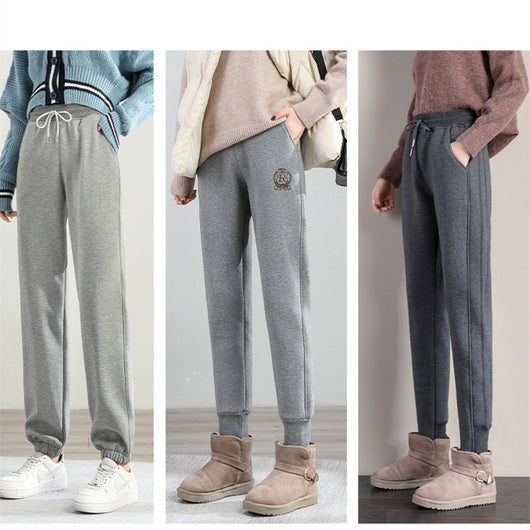 Pantalón Holgado de Terciopelo para Mujer Talla Grande - Image 32