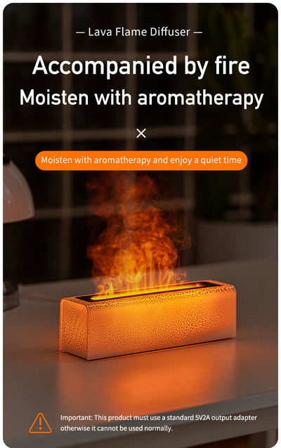 Difusor de Aroma con Llama Colorida y Humidificador de Ambiente - Image 14