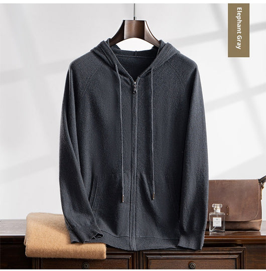 Cardigan de Cachemira para Hombre con Cierre - Suéter Tejido Premium - Image 17