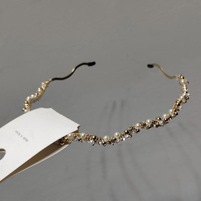 Pasador de Cabello Coreano de Metal con Perlas y Cristales - Diseño Francés Elegante - Image 5