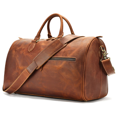 Bolso Bandolera de Cuero Vintage con Gran Capacidad para Viajes - Image 9
