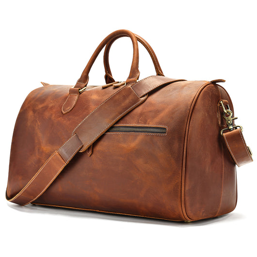 Bolso Bandolera de Cuero Vintage con Gran Capacidad para Viajes - Image 9