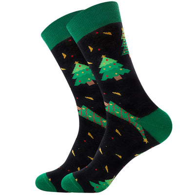 Calcetines Navideños Hombre Reno Algodón Premium Tubo - Image 11