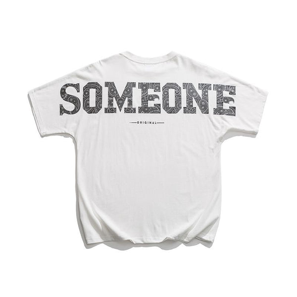 Camiseta Hombre Flores Lazy Suelta Manga Corta - Image 5