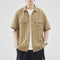 Camisa de Verano Seersucker a Rayas para Hombre