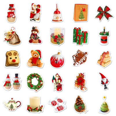Vaso Navideño Reutilizable con Stickers Decorativos Impermeables - Image 6