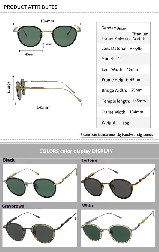 Gafas Redondas Vintage de Diseño Artístico para Jóvenes - Image 10