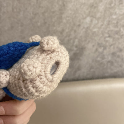 Mochila Tejida Artesanal con Diseño Koala y Funda para Auriculares - Image 11