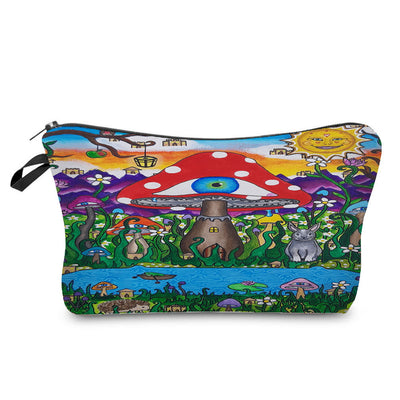 Bolsa de Cosméticos con Estampado de Hongos Fantasy - Image 16