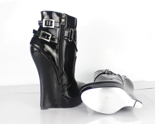 Tacones Altos Plataforma Impermeables Talla Grande para Mujer - Image 8