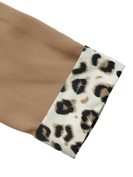 Blazer Leopardo con Costuras Decorativas para Mujer - Image 11
