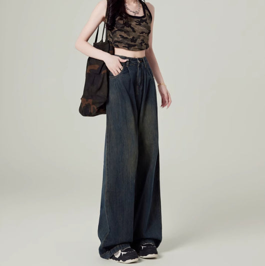 Pantalones Rectos de Tiro Alto para Mujeres Petite - Image 3