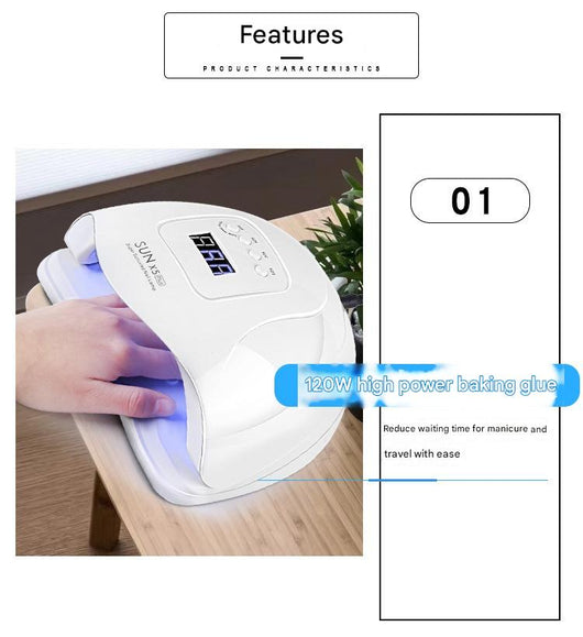Lámpara UV de 120W para Secado de Uñas Profesional - Image 18