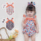 Body Bebé Casual de Algodón con Estampado Floral