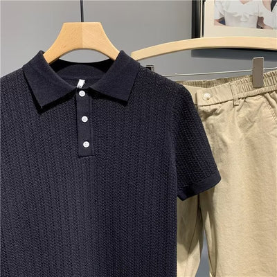 Camiseta Tipo Polo Cuello Solapa - Hombre Verano Versátil - Image 36
