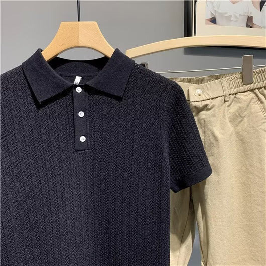 Camiseta Tipo Polo Cuello Solapa - Hombre Verano Versátil - Image 36