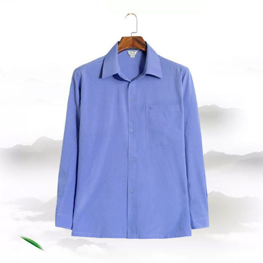Camisa Casual Suelta de Manga Larga para Hombre - Image 6