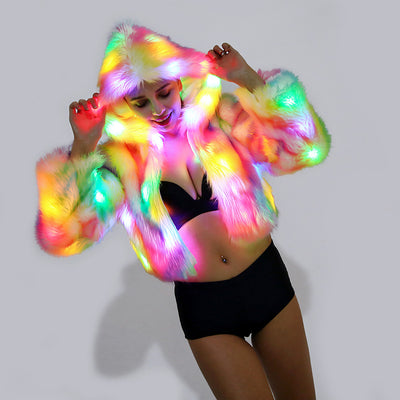Disfraz de Halloween con Luces LED de Rendimiento en Color