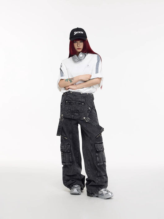 Pantalones Vaqueros Estilo Vintage Americano con Costuras de Diseño - Image 36