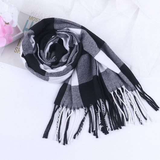 Bufanda Escocesa de Invierno Estilo Británico - Image 14