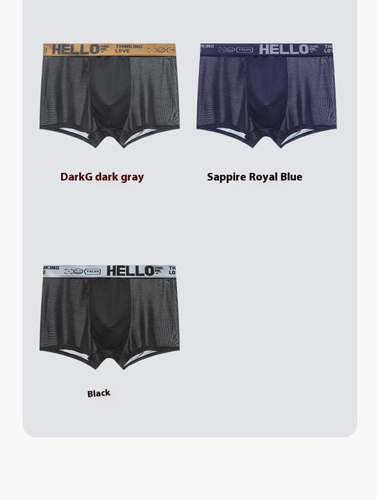 Bóxer de Seda de Hielo para Hombre HELLO - Comodidad Juvenil Premium - Image 28