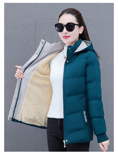 Abrigo de Plumón con Forro Polar para Mujer - Diseño Cálido y Elegante - Image 21