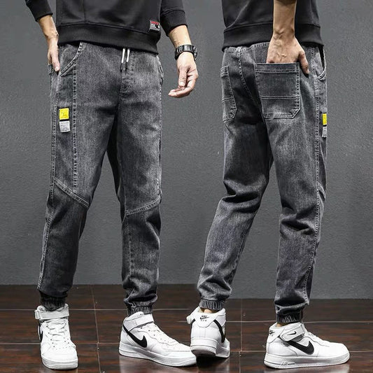 Pantalones Cargo Holgados con Tobillera para Hombre - Estilo Harlan Cropped - Image 2