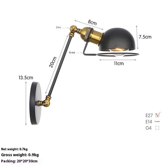 Lámpara LED de Pared Articulada para Estudio y Dormitorio - Image 29