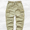 Pantalón Cargo de Algodón Puro con Múltiples Bolsillos