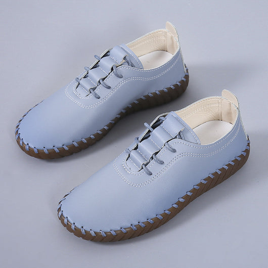 Zapatos Planos Cómodos para Mujer con Cordones y Punta Redonda - Image 10