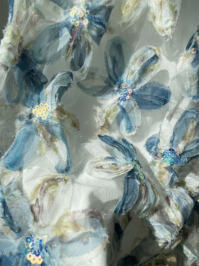 Falda de Tul con Lentejuelas Floral 3D - Diseño de Hada Brillante - Image 9