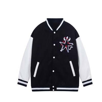 Chamarra Béisbol Personalizada para Parejas - Estilo Casual Coordinado - Image 4