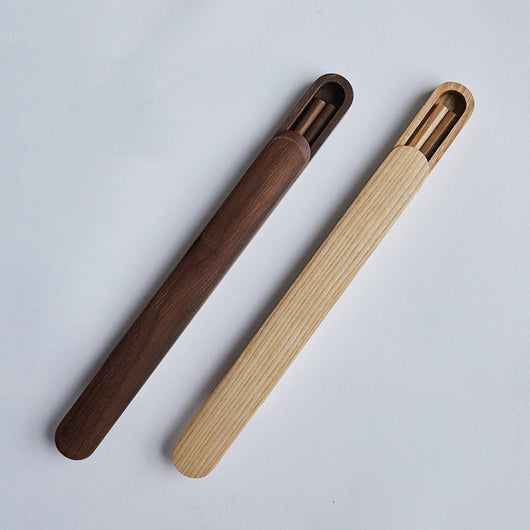 Juego de Palillos Japoneses Portátiles de Madera con Estuche de Almacenamiento Premium - Image 4