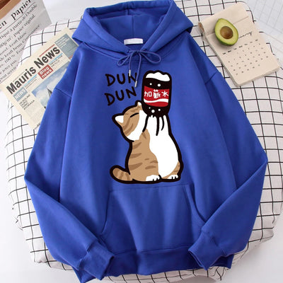 Sudadera con Capucha Gato Divertido - Aumento de Sueldo para Hombre - Image 18