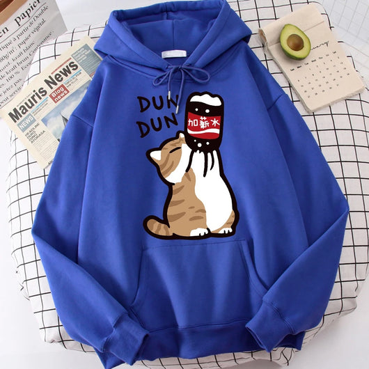 Sudadera con Capucha Gato Divertido - Aumento de Sueldo para Hombre - Image 18