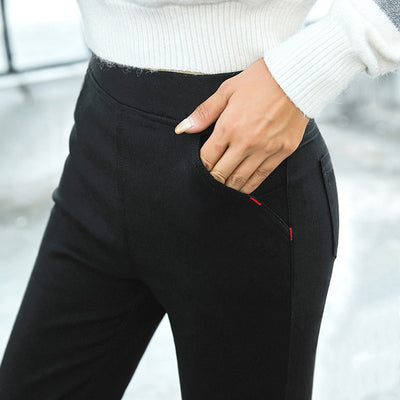 Leggings Deportivos Talla Grande con Bolsillos - Línea Roja Premium - Image 10