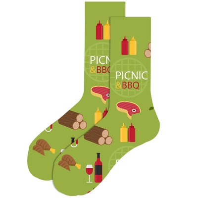Calcetines Navideños para Hombre - Diseño Alce y Papá Noel en Algodón Premium - Image 71