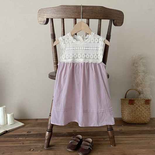 Vestido Princesa para Hermanas con Encaje y Bordado Delicado - Image 9