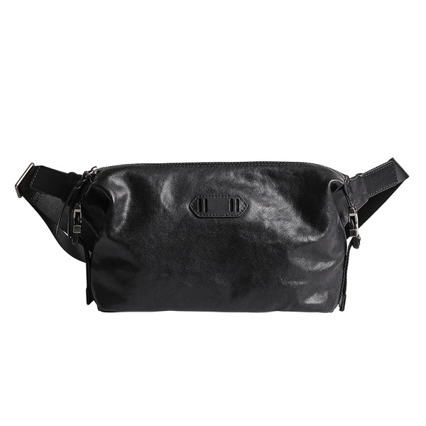 Bolso de Cuero Curtido al Vegetal con Solapa - Estilo Retro Vintage - Image 4