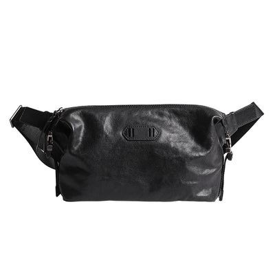 Bolso de Cuero Curtido al Vegetal con Solapa - Estilo Retro Vintage - Image 4